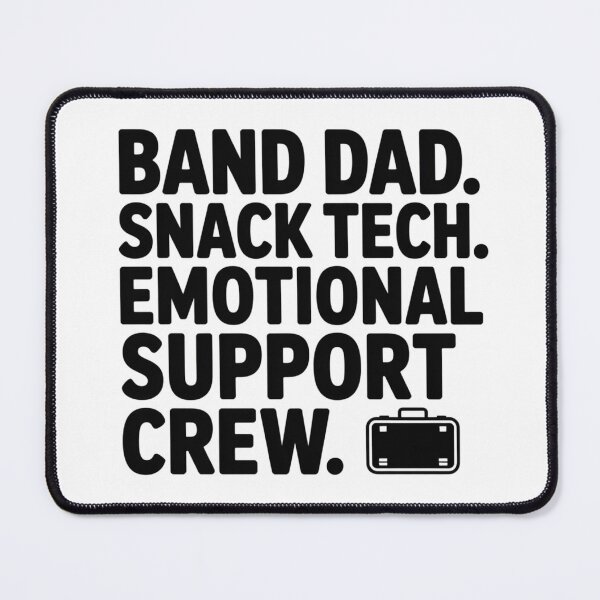 Item preview, "Band Dad Duties – Music Crew Tee" designed and sold by oldrockerdudes.