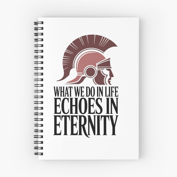 Item preview, What We Do in Life Echoes in Eternity (Gladiator Quote) designed and sold by Enea Kelo.