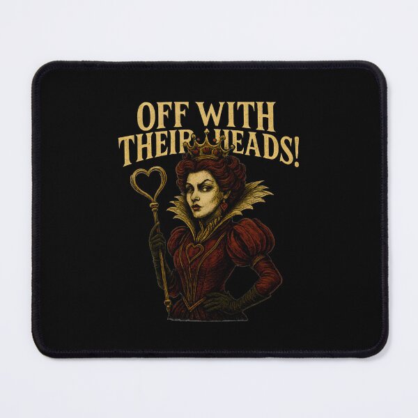 Artikelvorschau, Off With Their Heads – Dunkles Queen of Hearts Fantasy Design entworfen und verkauft von SVALANART.