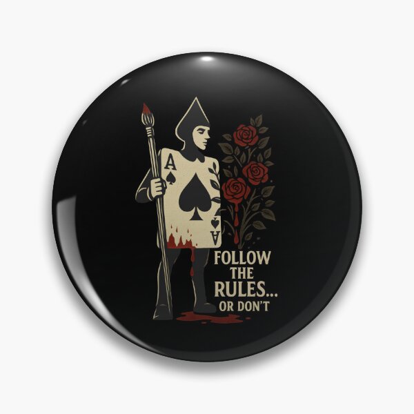 Item preview, Follow the Rules… Or Don’t – Rebellious Playing Card Art designed and sold by SVALANART.