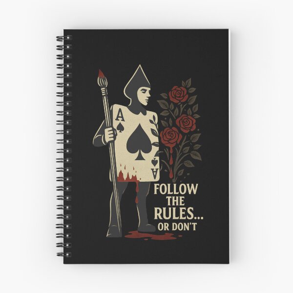 Item preview, Follow the Rules… Or Don’t – Rebellious Playing Card Art designed and sold by SVALANART.