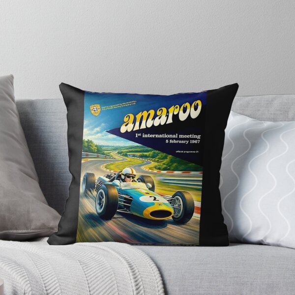 Item preview, Amaroo Park Grand Prix Australia  vintage poster 1967 variation designed and sold by Helios Be. Lavsh.