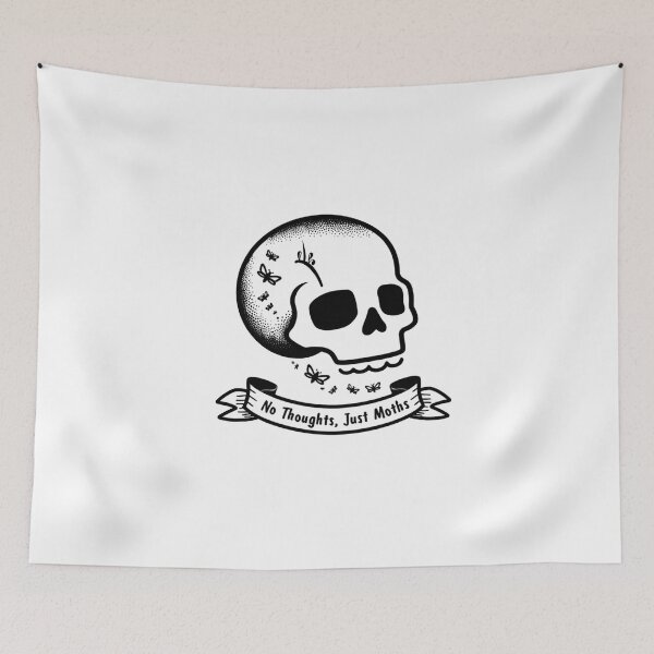 Item preview, No Thoughts, Just Moths designed and sold by Retrics Studio.