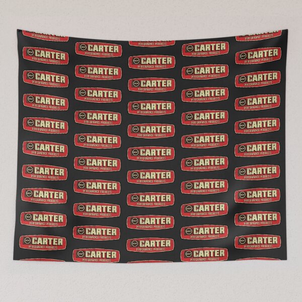 Item preview, Vintage 1970s-1980s Carter Performance Products - aged, worn print designed and sold by retropetrol.