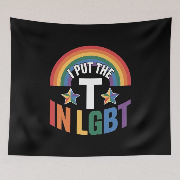 Artikelvorschau, Ich bin das T in LGBT Bi Bisexuell Trans Queer LGBT-Q entworfen und verkauft von MarkLeedsArt.