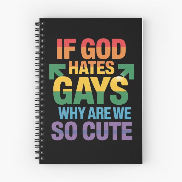 Item preview, If God Hates Gays Why Are We So Cute LGBT Lesbian Gay Queer designed and sold by MarkLeedsArt.