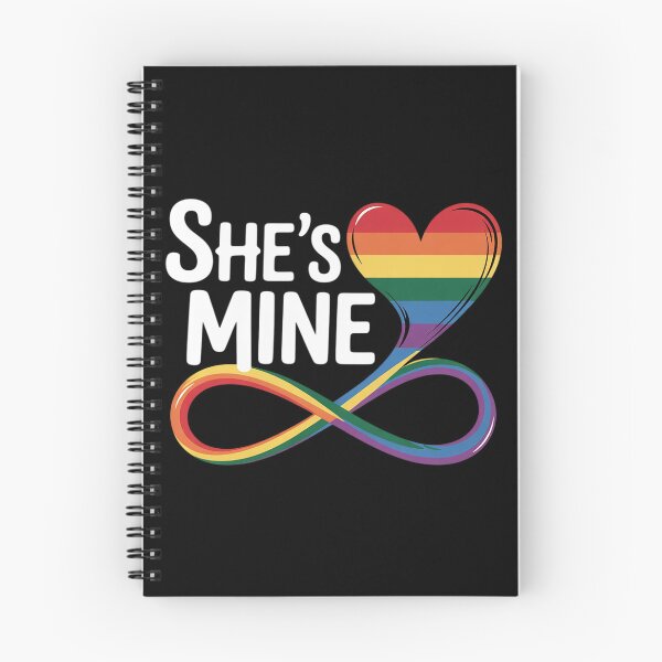 Item preview, I'm Her's She's Mine LGBTQ Matching Couples Lesbian Pride designed and sold by MarkLeedsArt.