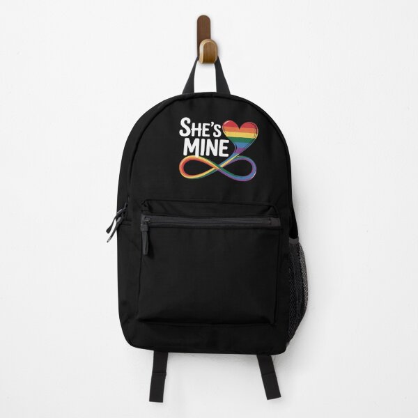 Item preview, I'm Her's She's Mine LGBTQ Matching Couples Lesbian Pride designed and sold by MarkLeedsArt.