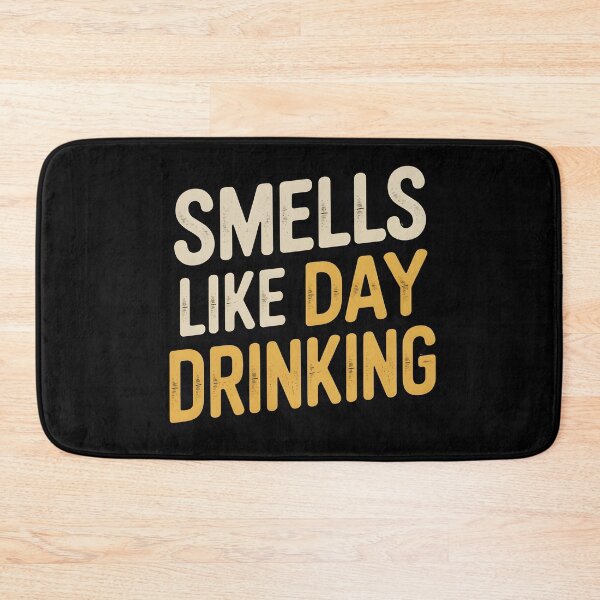 Item preview, Smells Like Day Drinking – Retro Typographic Weekend Humor designed and sold by SaritaVerseArt.