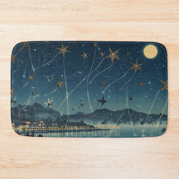 Item preview, Ukiyo-e Night Kite Festival | Japanese Woodblock Style with Lanterns designed and sold by Vandy Fullam.