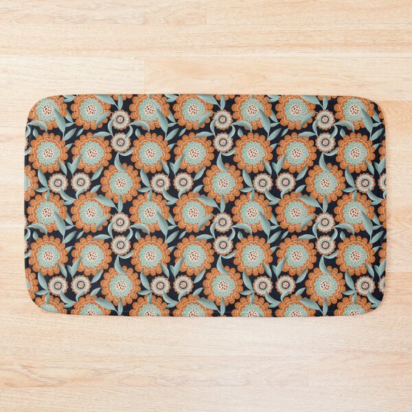 Item preview, Seventies flowers designed and sold by istolar Pattern design & illustration.