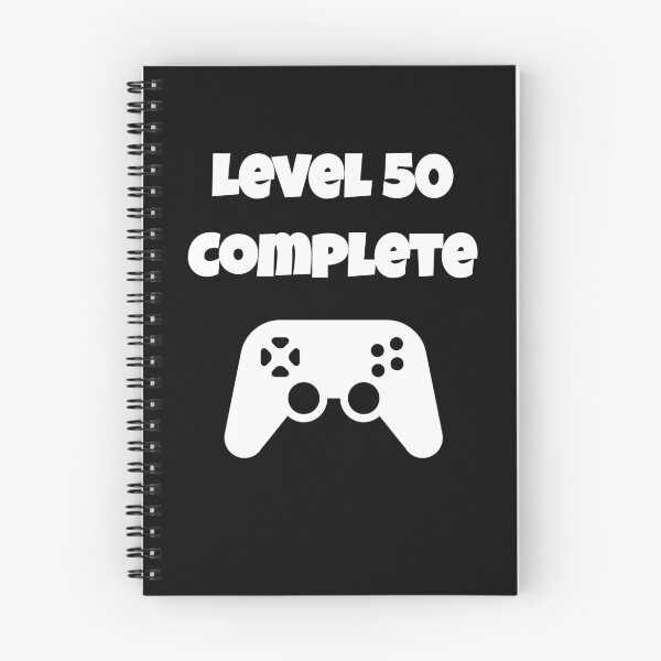 Item preview, Level 50 Completed 50th Birthday - Funny Video Game Design designed and sold by Superhero Gear.