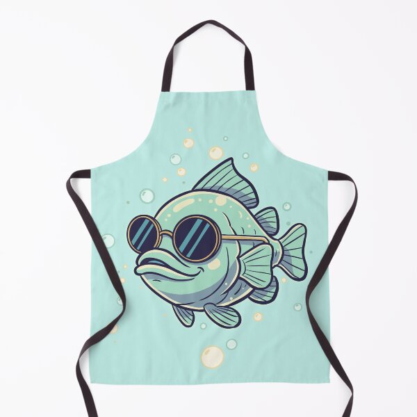 Item preview, Cool Fish Cartoon Illustration - Funny Bold Color Graphic designed and sold by MartynaKanik.