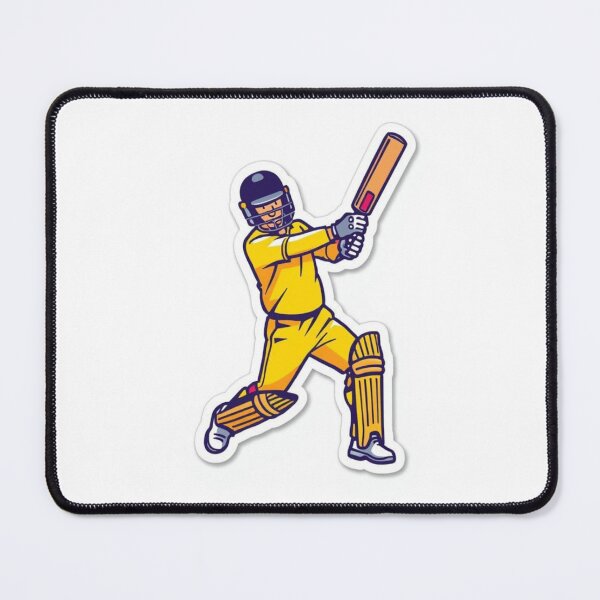 Item preview, Cricket Batsman Action Illustration designed and sold by SSD1755.