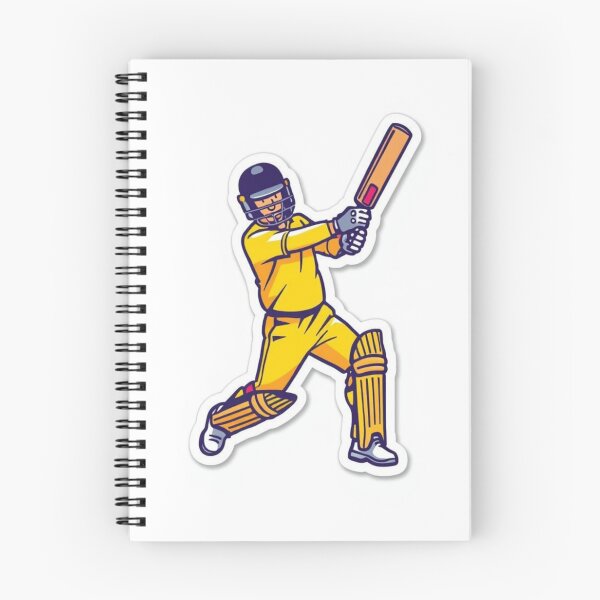 Item preview, Cricket Batsman Action Illustration designed and sold by SSD1755.
