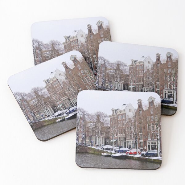 Item preview, Amsterdam, Prinsengracht in the snow designed and sold by Amsterdam-Pan.
