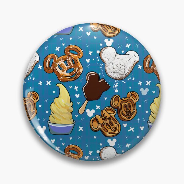 Item preview, Magical Parks Snacks Pattern | Mickey Pretzel, Dole Whip, Mickey Pretzel designed and sold by annebmeadows.