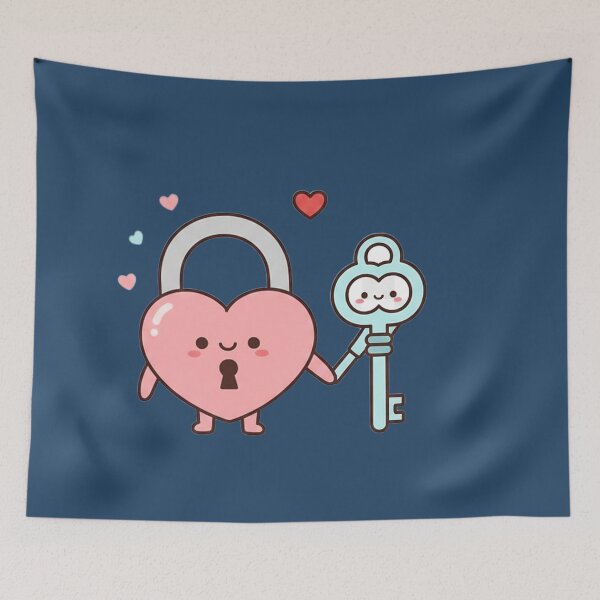 Item preview, The Key to My Heart – Love Illustration designed and sold by Y-MOONSTAR.
