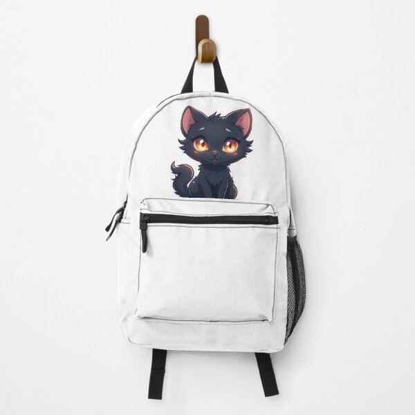 Item preview, Cute Black Cat – Cozy Spooky Glow Style designed and sold by santi-ia.