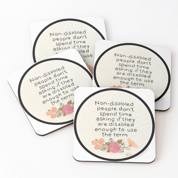Item preview, disabled enough quote by Kendrawesomeness designed and sold by CandaceCynthia.