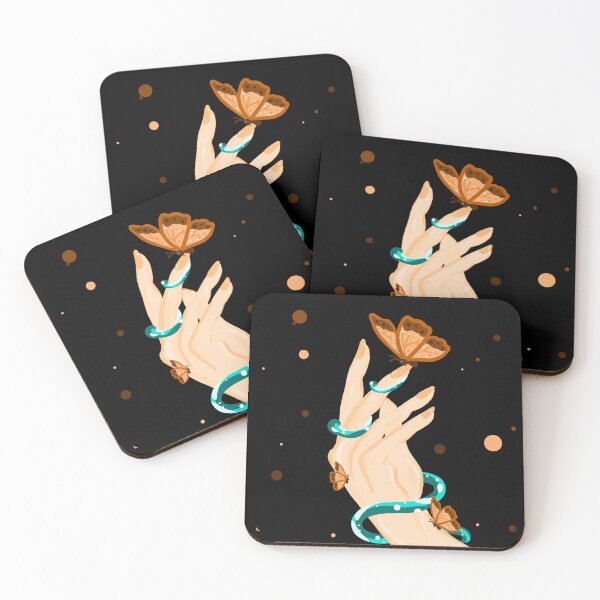 Item preview,  Abstract Butterfly Hand Illustration – Anime Aesthetic Symbolic Art designed and sold by VARSHΔ MIGHT.