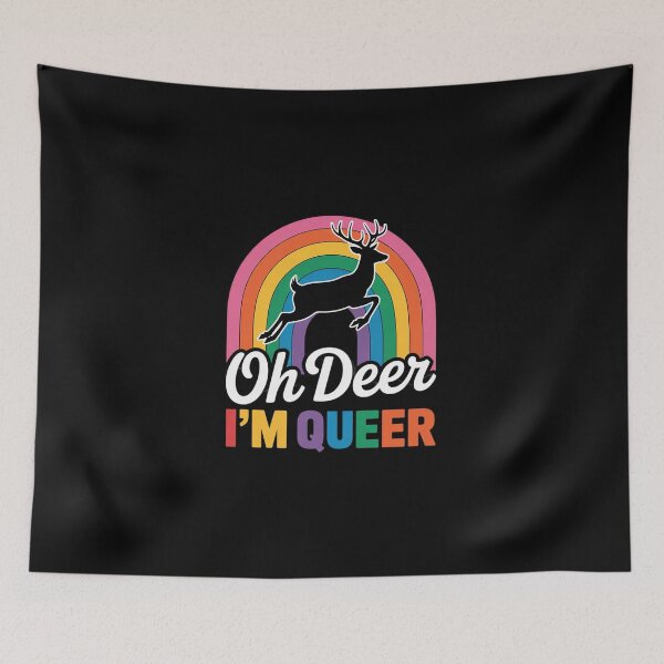 Item preview, I'm Queer LGBTQ Community Rainbow Pride Month designed and sold by DigitaldeligArt.