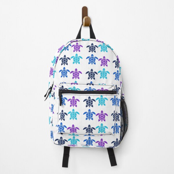 Item preview, Pop Art Sea Turtle 2x2 Grid with Four Bold Blue Purple Color Variations designed and sold by zoughlal.