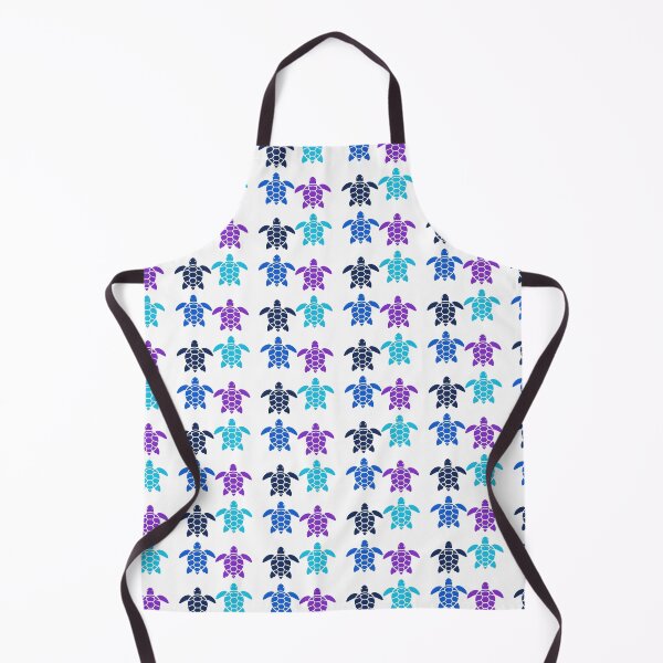 Item preview, Pop Art Sea Turtle 2x2 Grid with Four Bold Blue Purple Color Variations designed and sold by zoughlal.