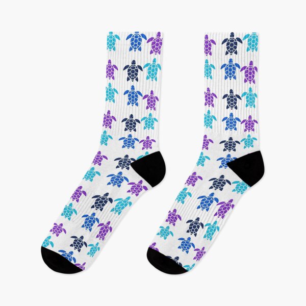 Item preview, Pop Art Sea Turtle 2x2 Grid with Four Bold Blue Purple Color Variations designed and sold by zoughlal.
