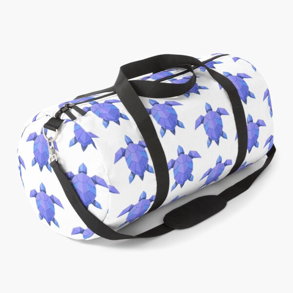 Item preview, Origami Sea Turtle with Folded Facet Look in Periwinkle Sky Blue Slate designed and sold by zoughlal.