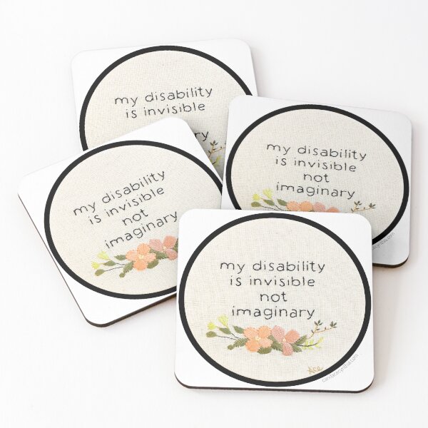 Item preview, my disability is invisible not imaginary  designed and sold by CandaceCynthia.