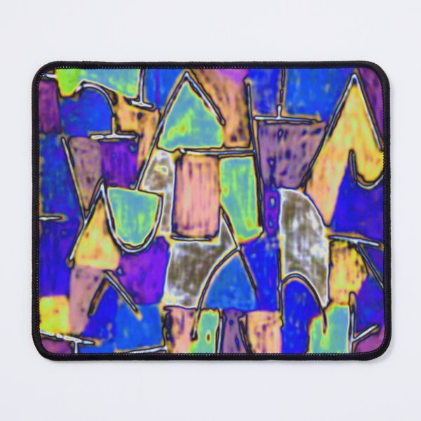Item preview, blue monday electrize 5 colorful geometric abstract design designed and sold by SmashingDeals.