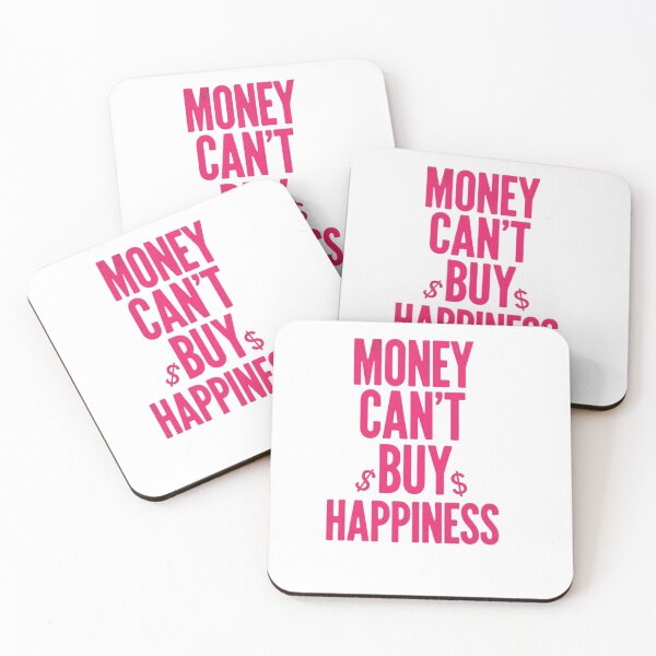Item preview, Money Can’t Buy Happiness designed and sold by LittleLoopArt.