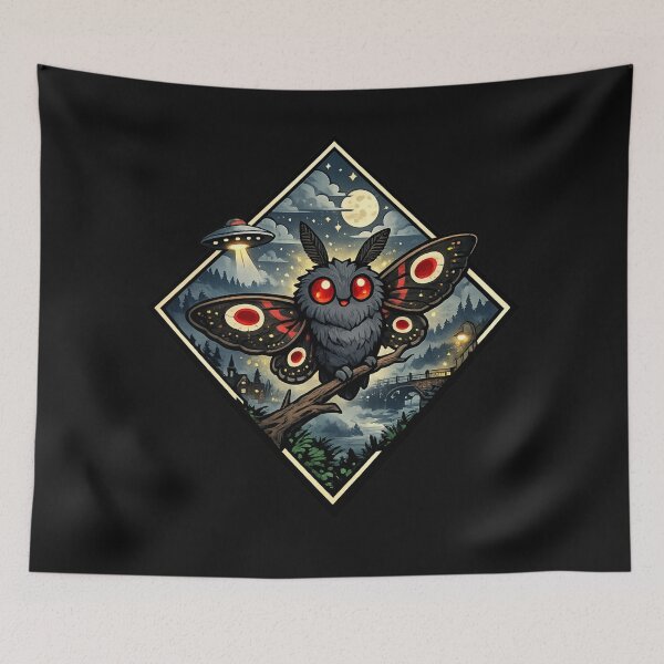 Item preview, Cute Mothman designed and sold by Planetporridge.