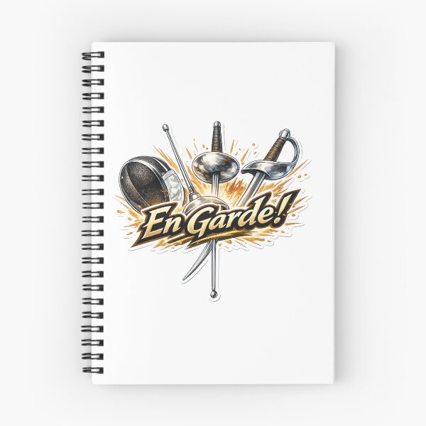 Item preview, | Fencing Quote & Sword Sport Design designed and sold by ChillCharmStudio.