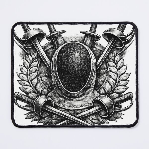 Item preview, Fencing Medals & Blades Crest designed and sold by ChillCharmStudio.