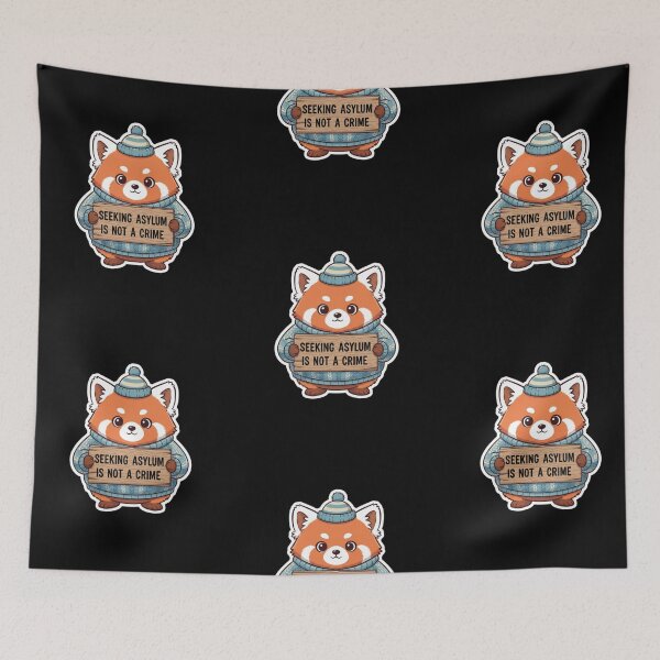 Item preview, Seeking asylum is not a crime cute animal designed and sold by RichTeeDesigns.