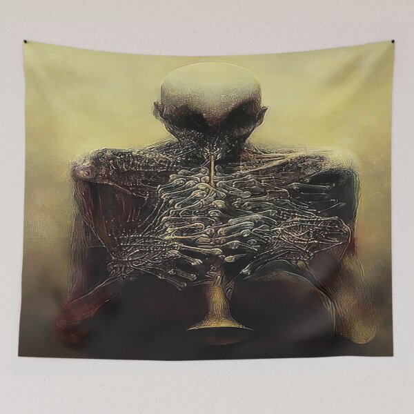 Item preview, Untitled The Flutist By Zdzislaw Beksinski designed and sold by Tommypaitersy.