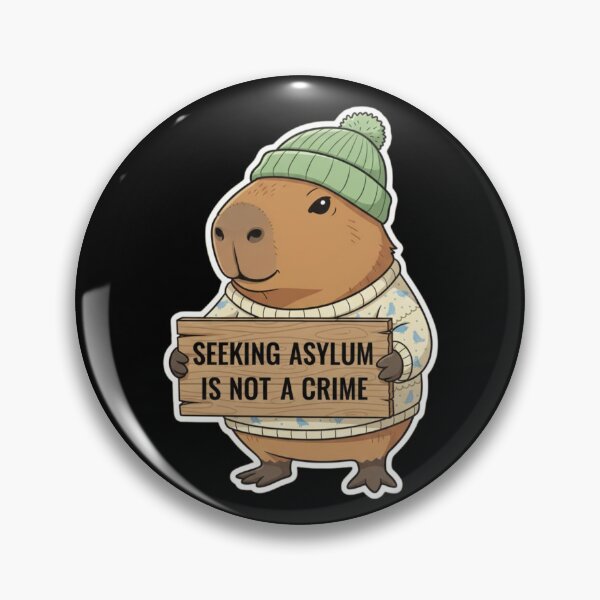 Item preview, Seeking asylum is not a crime cute animal designed and sold by RichTeeDesigns.