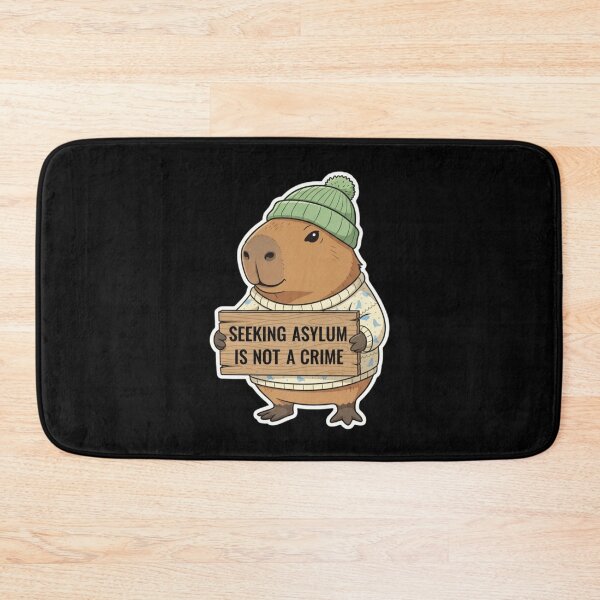 Item preview, Seeking asylum is not a crime cute animal designed and sold by RichTeeDesigns.
