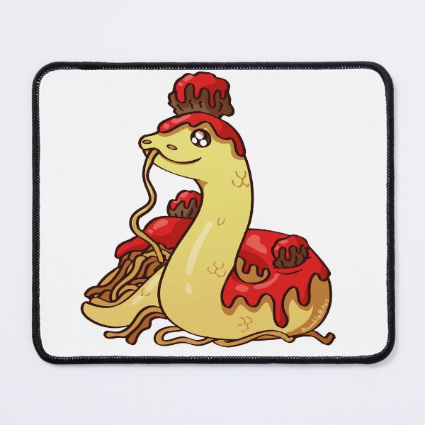 Item preview, Cute Spaghetti and Meatballs Snake designed and sold by BumbleBites.