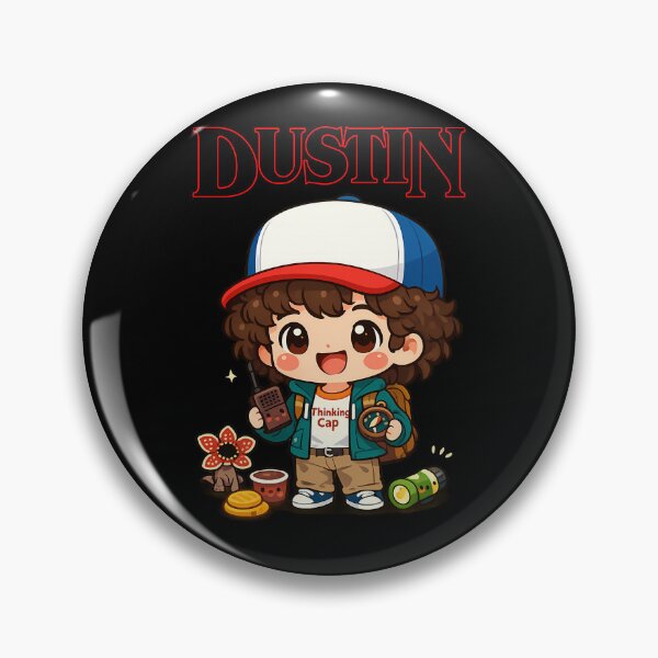 Item preview, Kawaii Dustin – Curious Hero of the Upside Down designed and sold by agearb.