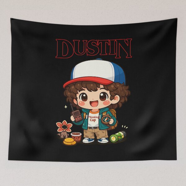 Item preview, Kawaii Dustin – Curious Hero of the Upside Down designed and sold by agearb.