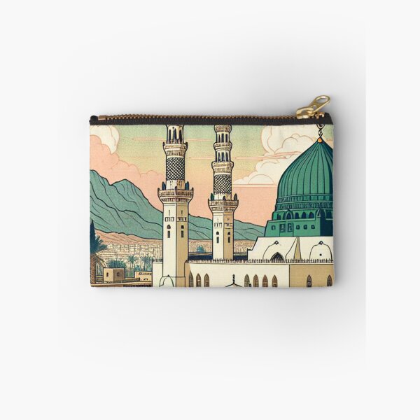 Item preview, Medina & The Green Dome | Ukiyo-e Japanese Woodblock Style Art designed and sold by Vandy Fullam.