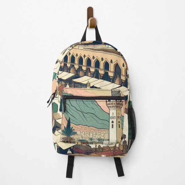 Item preview, Medina & The Green Dome | Ukiyo-e Japanese Woodblock Style Art designed and sold by Vandy Fullam.