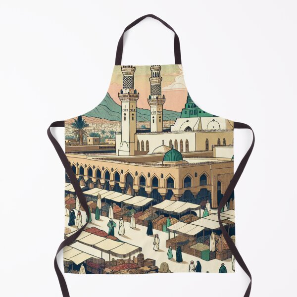 Item preview, Medina & The Green Dome | Ukiyo-e Japanese Woodblock Style Art designed and sold by Vandy Fullam.