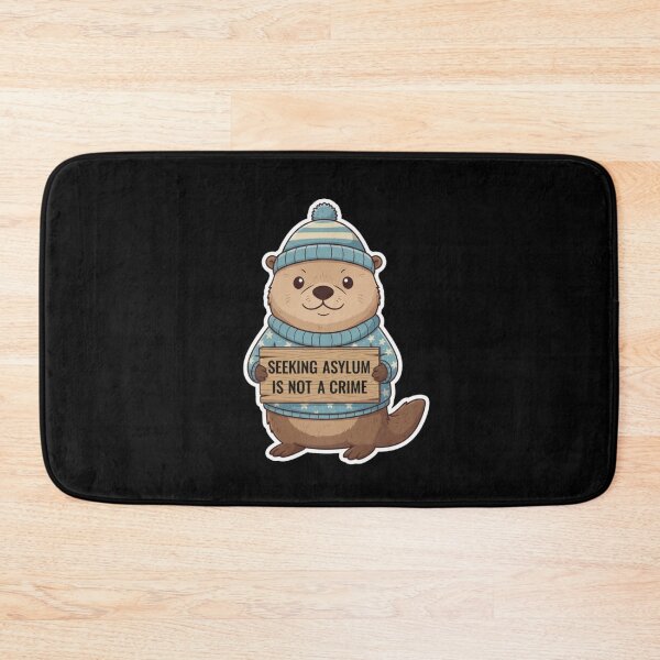 Item preview, Seeking asylum is not a crime cute animal designed and sold by RichTeeDesigns.