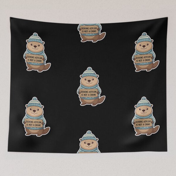 Item preview, Seeking asylum is not a crime cute animal designed and sold by RichTeeDesigns.