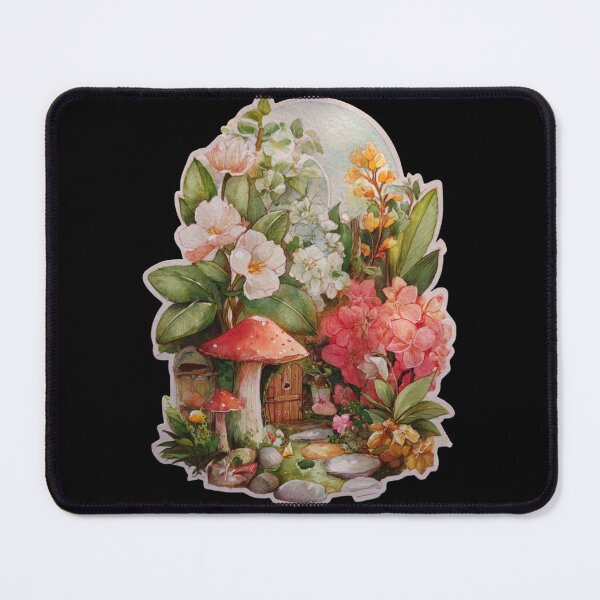 Item preview, Enchanted Fairyy Garden Art Print & Sticker Design designed and sold by kndzxf.