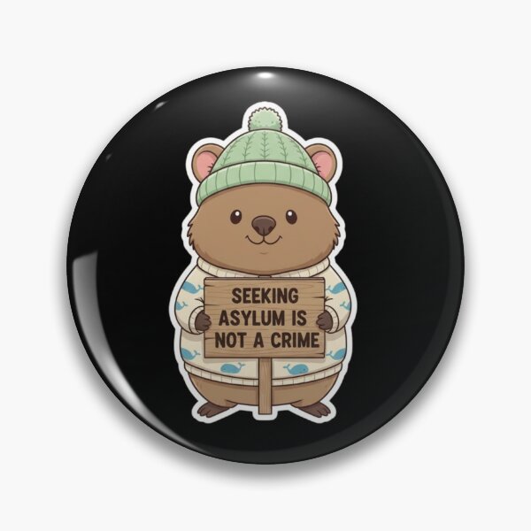 Item preview, Seeking asylum is not a crime cute animal designed and sold by RichTeeDesigns.